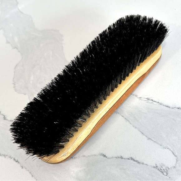 Vintage Habberdasher’s Boar Bristle Clothing Brush and Travel Hanger - Picture 5 of 13